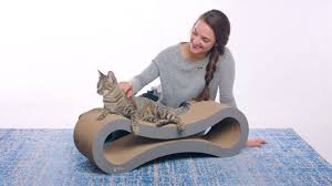 Imperial cat chaise scratch 'n shape, victorian blue. Petfusion Ultimate Cat Scratcher Lounge Youtube