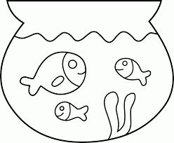Plus, it's an easy way to celebrate each season or special holidays. Fish Bowl Coloring Sheet Cliparts Co Coloring Home