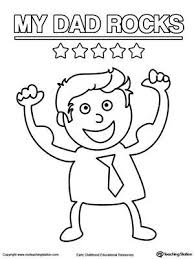 Free Father 39 S Day Card My Dad Rocks Worksheet My Dad Rocks Father 3 Father S Day Activities Fathers Day Coloring Page Dad Rocks