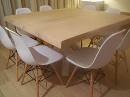 vierkante boomstamtafel industrieel design gewoon sfeervol vierkante eettafels interieur eetkamertafel
