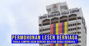 Permohonan lesen ini memerlukan pemohon mengemukakan kertas cadangan terlebih dahulu bagi mengelakkan pemohon. Cara Mohon Lesen Sementara Perniagaan Bebas Di Kuala Lumpur