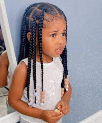 5 Simple Easy Braid Styles Tutorials For Little Girls Voice Of Hair In 2021 Kids Braided Hairstyles Toddler Hairstyles Girl Lil Girl Hairstyles