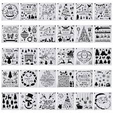 Maybe you would like to learn more about one of these? 30 Pack 6x6 Inch Christmas Decoration Stencils Painting And Drawing Stencil Template For Wood Slice Gift Card Floor Wall Tile Fabric Wood Burning Art Diy Reuseable Buy Online In Aruba At Aruba Desertcart Com Productid