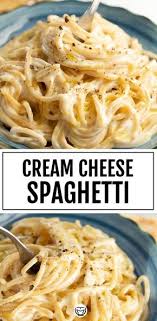 10 Minute Cream Cheese Pasta Recipe In 2020 Tasty Pasta Pasta Dishes Recipes
