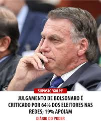 Um levantamento da Genial/Quaest divulgado nesta terça-feira (2), mostrou o  descontentamento do eleitorado brasileiro com o início do julgamento do  suposto “golpe” de Estado, no qual o ex-presidente Jair Bolsonaro (PL) e