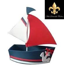 Confira Mais No Https Www Artesanei Com Br Aniversario E Festas Centro De Mesa Decoracao Artesanei Casa Artesanat Centro De Mesa Barquinho De Eva Barco