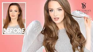 Read on to find six tips and secrets to get that amazing volume and healthy look. Victoria S Secret Bombshell Hairstyle Tutorial How To Get Thick Hair Long Hair Peachy Youtube