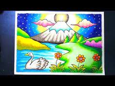 Hal pertama yang perlu kalian lakukan dalam kegiatan menggambar pemandangan alam adalah menyiapkan alat dan media gambar yang diperlukan sesuai tujuan dan hasil akhir yang diharapkan. 510 Oil Pastel Techniques Ideas Oil Pastel Techniques Oil Pastel Art Lessons