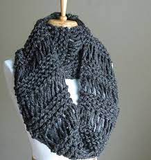 These are our very favorite scarf knitting patterns from ravelry and beyond. Charcoal Gray Knit Scarf Chunky Scarf Hand Knit Infinity Scarf Women Scarves Knitted Neckwarmer Chunky Grey Scarf Knit Fabric Scarf Infinity Scarf Women