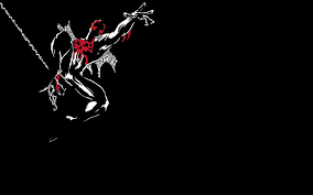 Black and red spiderman wallpaper hd. Hd Wallpaper Black Spider Man Hd White Red And Black Human Figure Cartoon Comic Wallpaper Flare