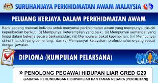 Info kekosongan ini adalah seperti yang diiklankan. Jabatan Perlindungan Hidupan Liar Jawatan Kosong Terkini Facebook