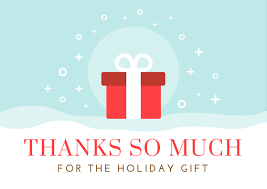 Thank you for being a constant blessing and making my life both harder and easier at times. Christmas Gift Thank You Notes Free Wording Resource