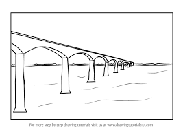 In this step you will start sketching out the 2x4 wood boards for the hand railing and side support. Learn How To Draw Confederation Bridge Bridges Step By Step Drawing Tutorials