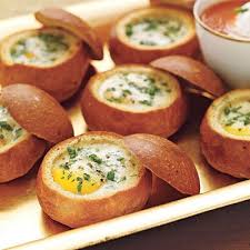 Baked Eggs In Bread Bowls Recipe Myrecipes Com Best Breakfast Recipes Recipes Bread Bowl Recipe