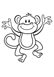 Animal Templates Free Premium Templates Monkey Coloring Pages Animal Coloring Pages Toddler Coloring Book