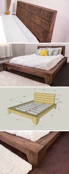 Arts And Crafts Style Shelves Diy Platform Bed Bedroom Diy Diy Bed Frame