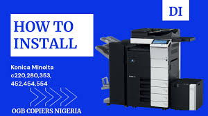 Pagescope ndps gateway and web print assistant have ended provision of download and support services. How To Install Konica Minolta Bizhub C220 C280 C360 C364 C554e C754e Youtube