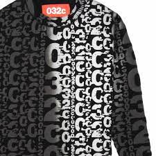 This is enough to knit a pair of socks in most sizes up to a men's us 10.5. 032c Allover 032c Logo Knit Pullover Black Heat Sensitive Ss21 K 1030 Outback Sylt
