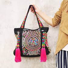 Tutto 28вђќ embroidery project bag in turquoise. Ladies Embroidery Hand Bag Embroidered Handbags Embroidery Bag à¤à¤® à¤¬ à¤° à¤‡à¤¡à¤° à¤¡ à¤¬ à¤— à¤¸ Inter Continental Traders New Delhi Id 13047786833