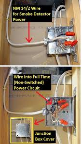 The only problem is that i can't shut off the power to the alarm before i disconnect it and reconnect the new you would have to open up the detector and see if it does have one of those connectors. Smoke Alarm Ac Power Feed Branch Circuit Wiring Smoke Alarms Ac Power Alarm