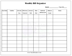 A monthly bill organizer is a ledger may contain monthly records of payable bills with includes due dates, payments, method of payment, bill date, paid amount, and balance amount if any. Free Printable Monthly Bill Organizer Funtastic Life Bill Planner Bill Organization Paying Bills