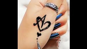 Wooden letters with henna style designs // handmade // customizable. Best Of Mehndi Designs A Letter Free Watch Download Todaypk