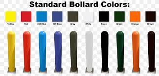 Bollard Plastic Paint Post Color Chart Png 1148x548px