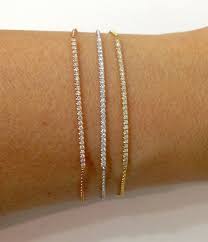 0 20 Carat Diamond Bracelet Diamond Bar Tennis Line Bracelet 14k Yellow White Rose Pink Gold Tennis Bracelet Diamond Diamond Bar Bracelet Diamond Bracelets
