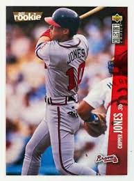 Chipper jones rookie card value. Chipper Jones 42 1995 Collector S Choice All Rookie Card Atlanta Braves Hof Ebay