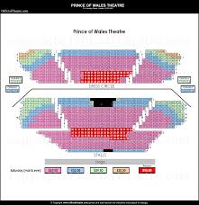 prince of wales theatre london seat map and prices for the