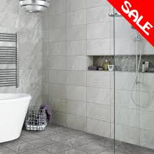 Select tile flooring for your bath from a vast array styles, colors and finishes to accentuate the design of your shower. Ditto Diana Wave Grey Ceramic Wall Bathroom Tiles 248x498