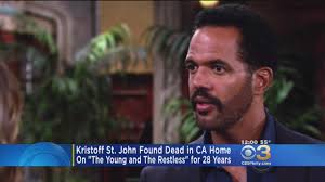 'Young And The Restless' Star Kristoff St. John Dead At 52
