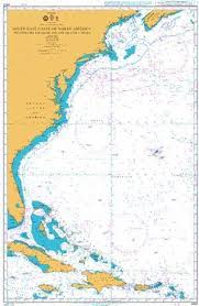 British Admiralty Nautical Chart 4403 Southeast Coast Of North America Including The Bahama Islands And Greater Antilles