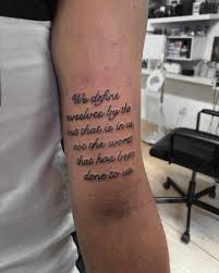 30 Awesome Quote Tattoos That Will Make You Stop And Think