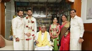 Dmk Chief Karunanidhis Great Grand Son Marries Actor