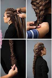 Long Hair Model Woman Fast And Easy Long Braided Hairstyles Quickly Langes Hair Model Woman Fast A Long Braided Hairstyles Long Hair Models Hair Styles