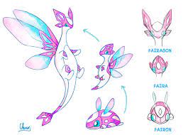 Fakemon Dragon Fairy Type By Chunphan Dragon Type Pokemon Pokemon Dragon Pokemon Fusion Art