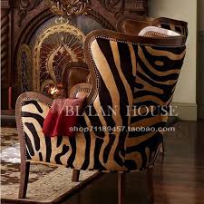 Specific Use Living Room Sofa General Use Home Furniture Type Living Room Furniture Size 70cmx75cmx110c Dekorative Wandregale Zebra Stuhl Wohnzimmer Sessel