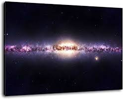 Dark Milchstrasse Im Weltall Format 100x70 Cm Bild Auf Leinwand Bespannt Bilder Planeten Weltall Bilder Galaxie Planet Bi Bilder Leinwand Keilrahmen Gemalde