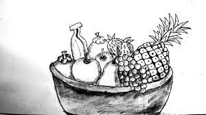 Kumpulan gambar sketsa buah buahan berikut ini bisa menjadi inspirasi dalam membuat karya seni menggambar. Art 6 Cara Mudah Melukis Gubahan Buah Buahan Youtube
