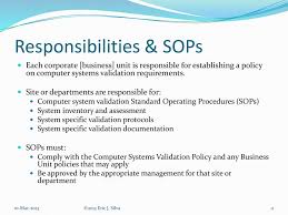 Computer systems validation and part 11. Computer System Validation Ppt Download
