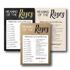 Where Was The Bride Shower Game Set Of 5 Rose Meaning Bridal Shower Games Wedding Shower Games