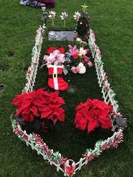Christmas Decorations 2014 Cemetery Decorations Gravesite Decorations Grave Decorations