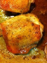 Baked Chicken Thighs With Brown Sugar And Italian Dressing Mix Recipe Chicken Thights Recipes Baked Chicken Thighs Baked Chicken Legs