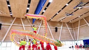Cny Celebration Dragon Dance Climax Scene Dragon Dance Fun Slide Cool Photos