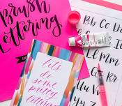 Brush Lettering for Beginners at The Little Nook Bookstore