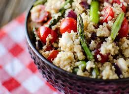 The quinoa is tossed with a yogurt, curry, and honey dressing and topped with cucumbers and mint. 30 Quinoa Recipes For Weight Loss Eat This Not That