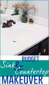 Buy rectangle bathroom sinks and get the best deals at the lowest prices on ebay! Remodelaholic Painted Bathroom Sink And Countertop Makeover