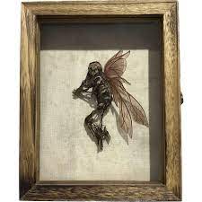 Mummified Fairy Gaffe in a beautiful wood shadow box » Prehistoric Online