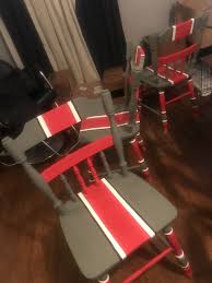 Hand Painted Osu Chairs I Did This Chair Painted Chairs Painted Furniture